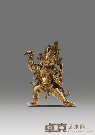 十三世纪 金刚手 高13.6cm