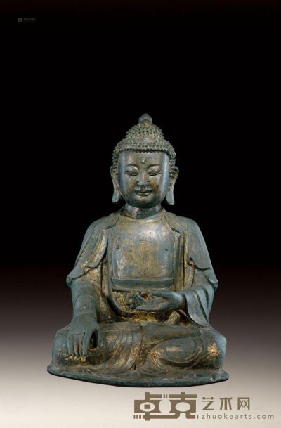 明代（1368-1644） 释迦牟尼 高29.5cm