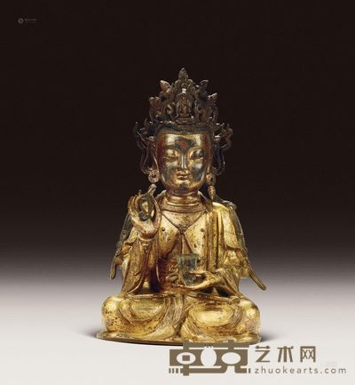 明代(1368-1644) 观音菩萨 高24.5cm