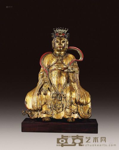 明代(1368-1644) 道教天官 高31cm
