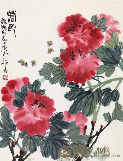 娄师白 春色 镜心 67×50cm