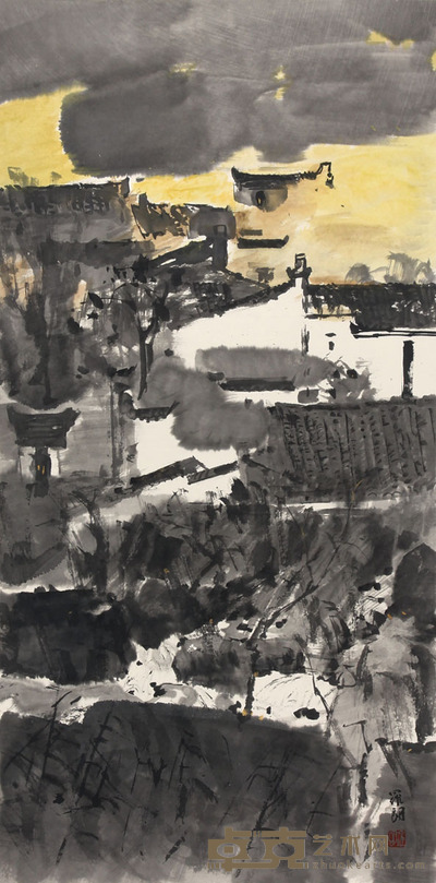 罗朗 风景 69*139cm