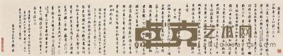 赵翼 行书悼蒋士铨诗稿 手卷 23.5×120cm