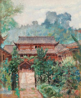 孙宗慰 1943年作 天师洞常道观