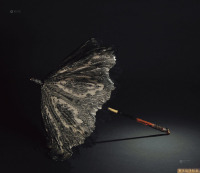 19世纪 玳瑁蕾丝伞