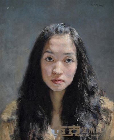 王少伦 2009年作 芝 60×50cm