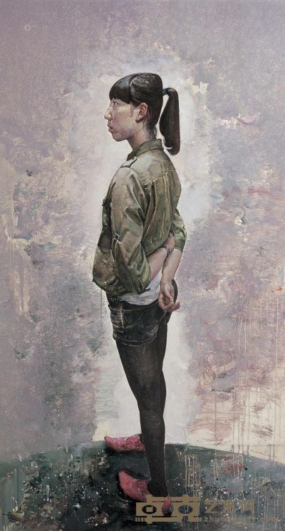 郭祖昌 2011年作 舒田的肖像 200×110cm