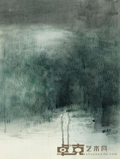 曲哲 2012年作 大地系列之二 63×47cm