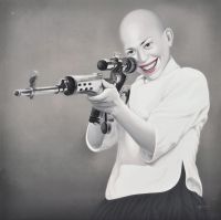 刘飞 2012年作 女人与枪