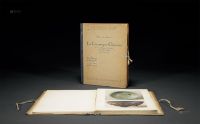 1922年作 珂罗版手工填绘《卢浮宫藏中国瓷器》两册全