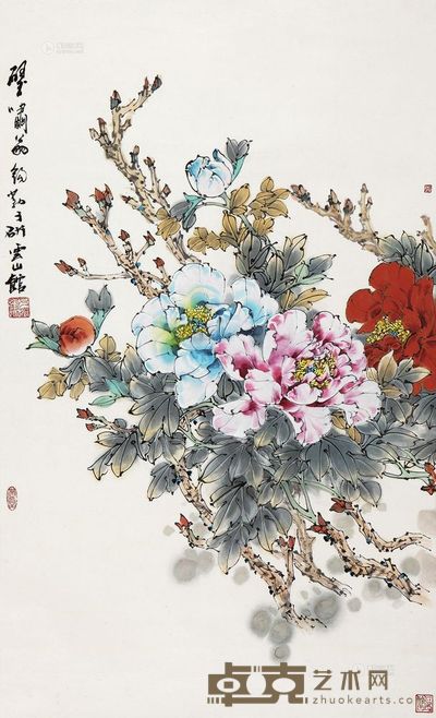 郑乃珖 春光 立轴 82.5×50cm