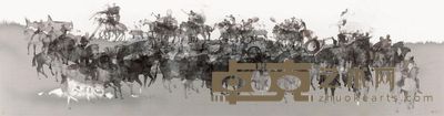 缪晓春 1999年作 徘 62.5×239cm