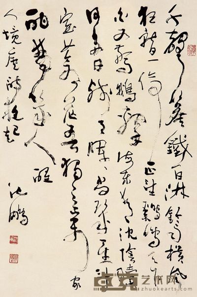 沈鹏 书法 立轴 101×67cm