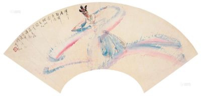 杨之光 1992年作 舞 镜框