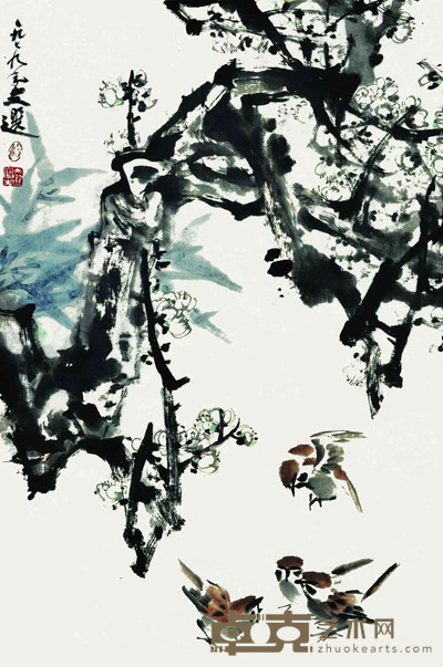 汤文选 春消息 65*43cm 约:2.52平尺