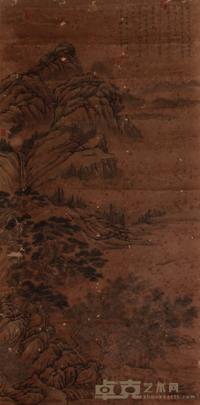 王翚 山水立轴 147×73