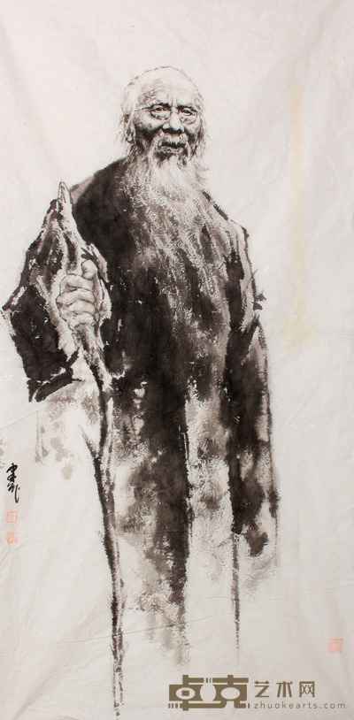 赵建成 人物镜片 136×66