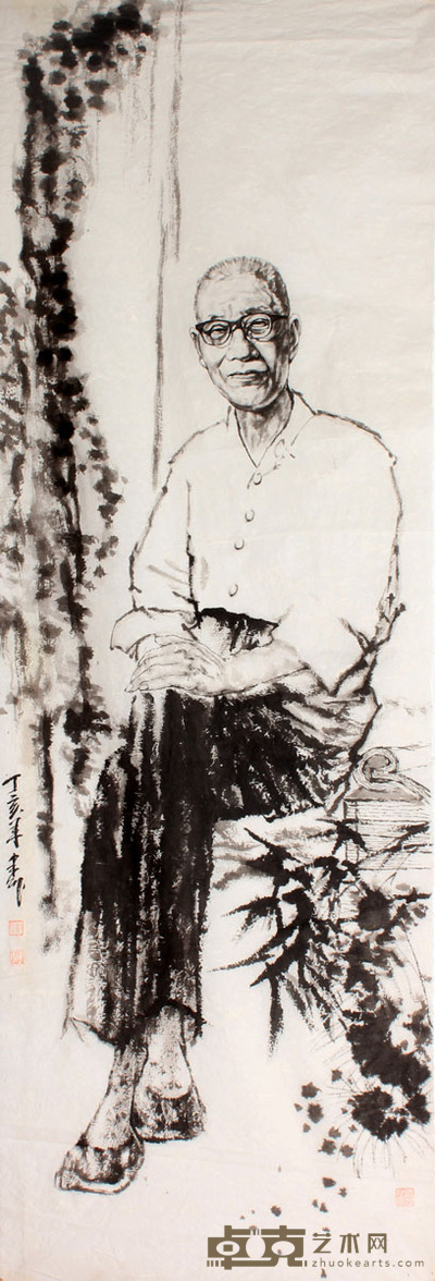 赵建成 人物镜片 178×58