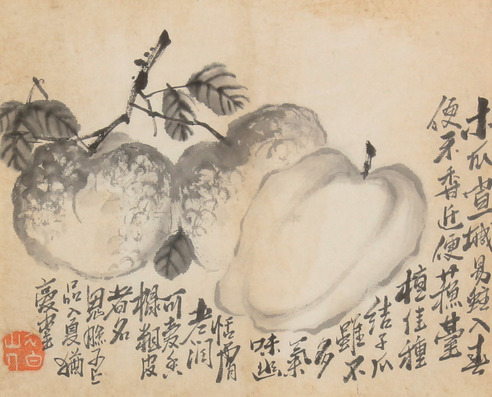 李鱓 花鸟镜框