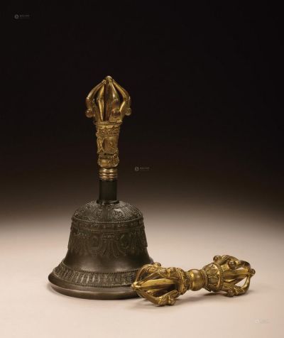 清乾隆（1736-1795） 金刚铃和金刚杵