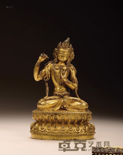 明永乐（1403-1424） 金刚手菩萨 高15cm