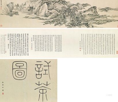 方薰 1773年作 试茶图 手卷