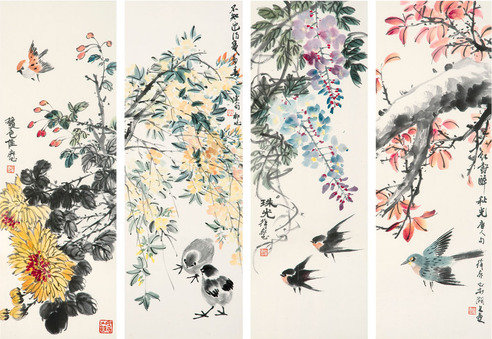 徐家昌 花鸟