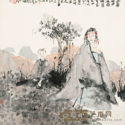 蔚晓榕 人物 68cm×68cm
