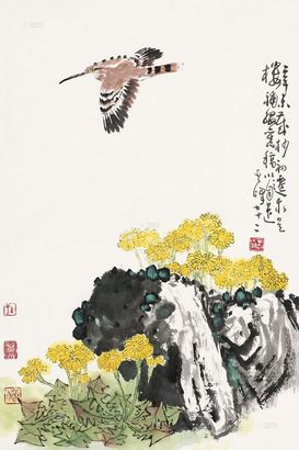 孙其峰 花鸟 镜心