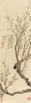 钱载 1745年作 墨梅图 立轴