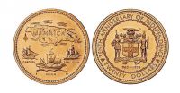 1972年牙买加“独立十周年”20牙买加元金币一枚