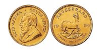 1984年南非保罗·克鲁格半身像1盎司克鲁格金币一枚