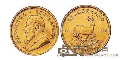 1984年南非保罗·克鲁格半身像1盎司克鲁格金币一枚 重33.98g