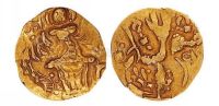 公元45年至250年中亚地区贵霜王朝金币一枚