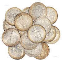 1897－1930年香港“站人”壹圆银币一组十七枚