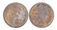 明治二十七年日本“龙银”壹圆银币一枚