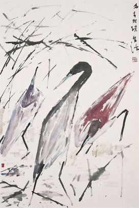 陈文希 苍鹭