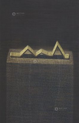 姜吉安 2008年作 24厘米 水墨 设色 绢本