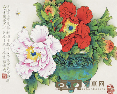 檀东铿 鼎上开花 35×44cm