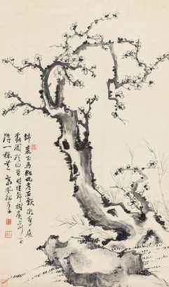 高凤翰 墨梅图 立轴