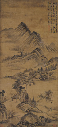 吴历 居山对话图