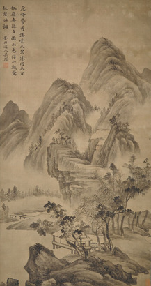 吴历 危峰齐秀图