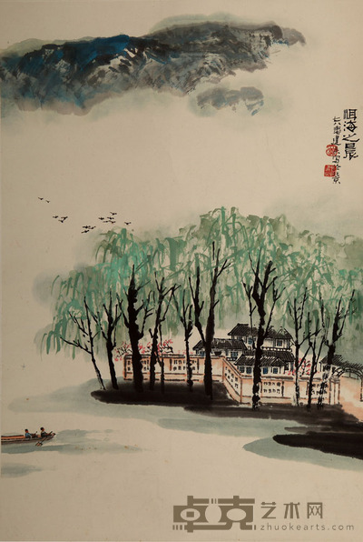 冯建吴 洱海之晨 69x49