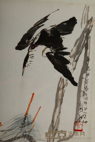 李琼久 鱼鹰 65x46