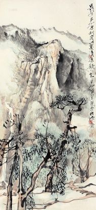 陈玉圃 辛卯（2011年）作 清凉山色 镜心