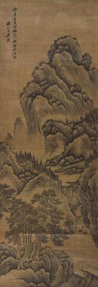 吴历 （款） 丙寅（1686年）作 松壑幽居图 立轴