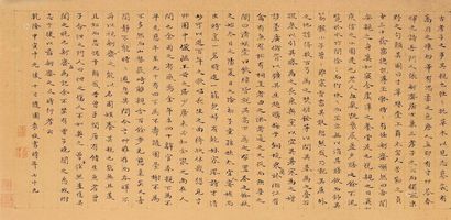 袁枚 甲寅（1794年）作 小楷 镜心