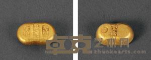 民国时期天津“同丰赤金”一两金锭一枚 重31.26g