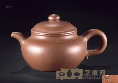 清 师蠡阁款莲子壶 宽18cm；高11cm