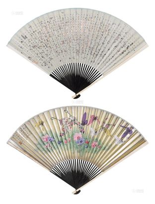 缪嘉惠 蝴蝶 成扇